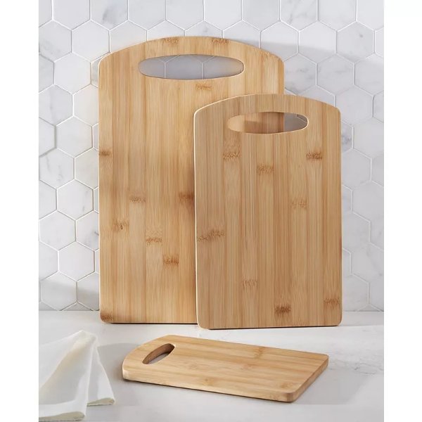 3-Pc. Bamboo Cutting Boards Set, Created for Macy's