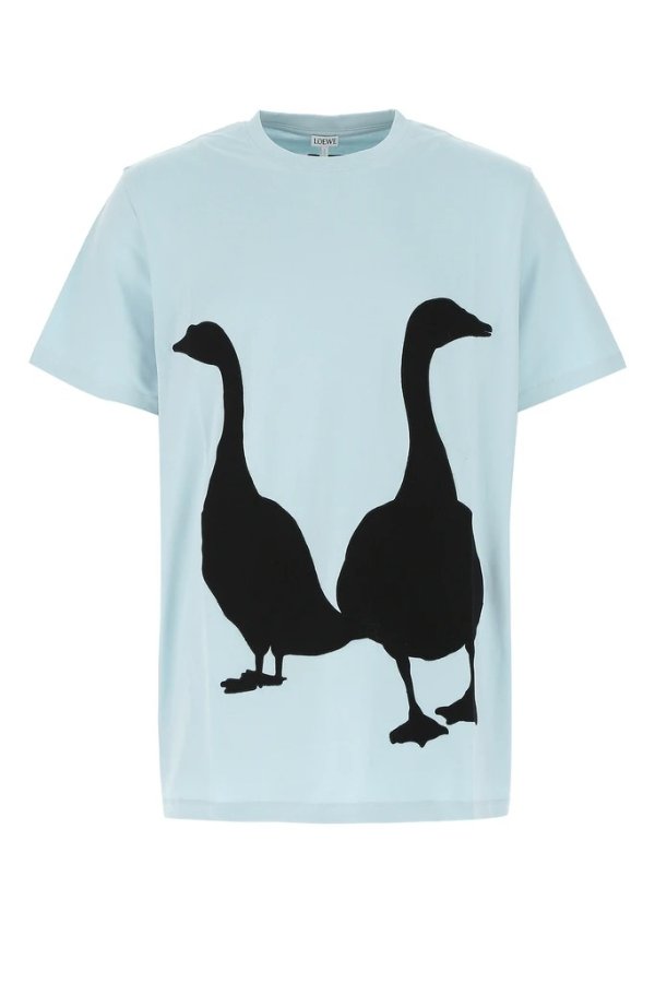 Goose Print Oversize T-Shirt