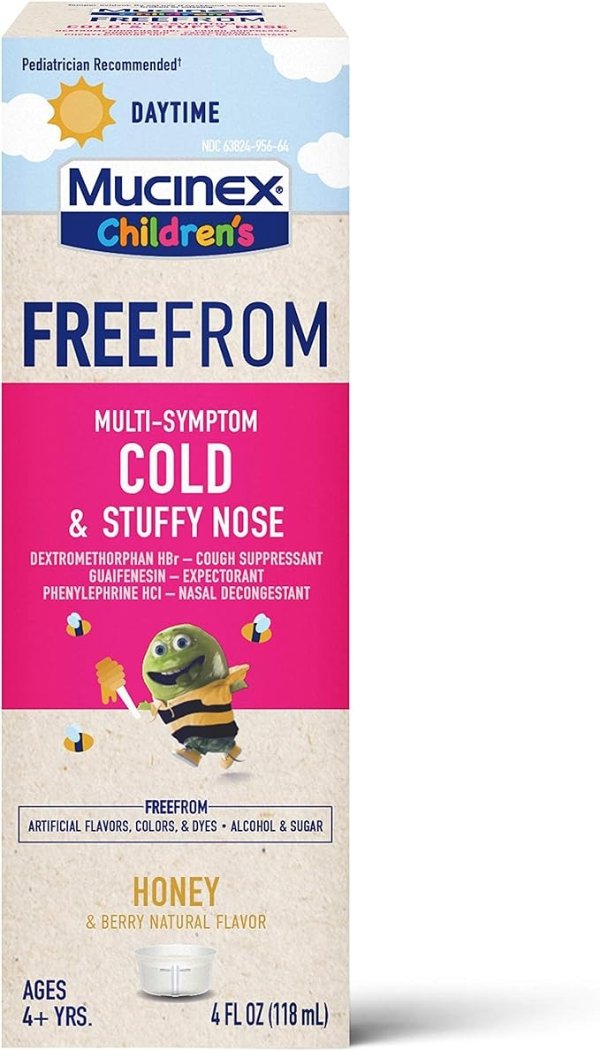 Children's Liquid - FreeFrom Multi-Symptom Cold & Stuffy Nose 4oz