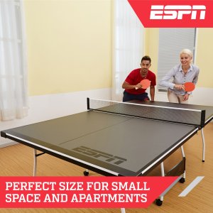 Walmart官网 室内乒乓球桌好价收 可折叠 送球拍
