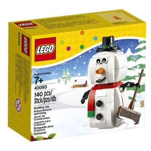 超低价！Walmart有LEGO 乐高40093 雪人积木套装热卖