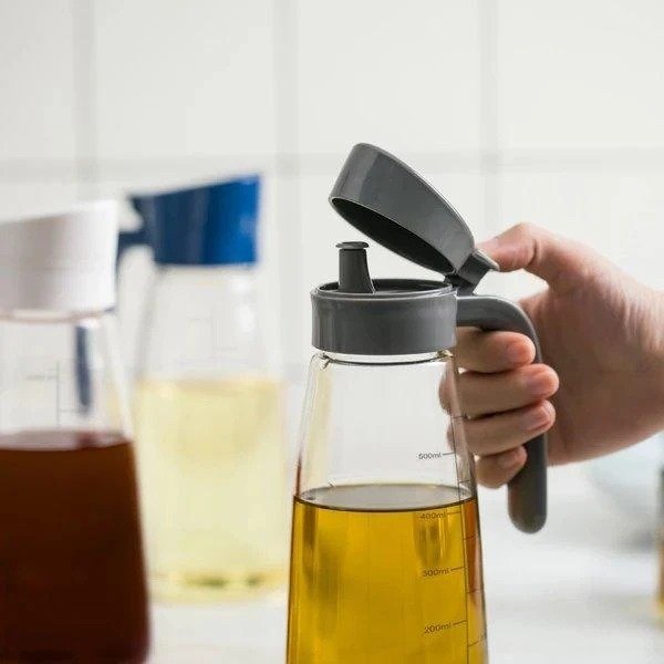 Drip-proof Glass Oil/Sauce Dispenser
