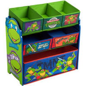 Delta Nickelodeon Teenage Mutant Ninja Turtles Multi-Bin Toy Organizer, Green