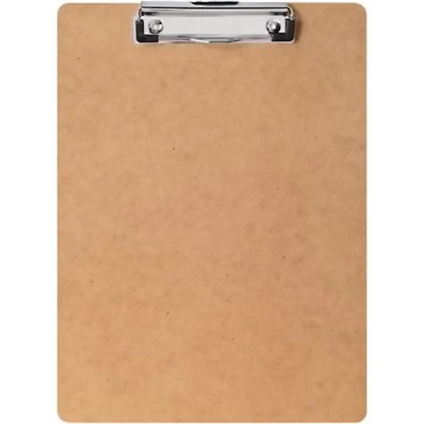 ® Hardboard Clipboard, Letter Size, Tan (22094-QCC)