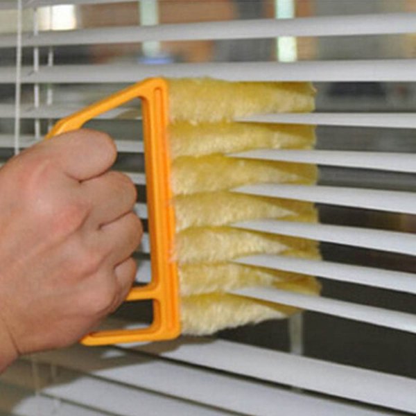 US $1.05 33% OFF|Useful Microfiber Window cleaning brush air Conditioner Duster cleaner with washable venetian blind blade cleaning cloth-in Cleaning Brushes from Home & Garden on AliExpress