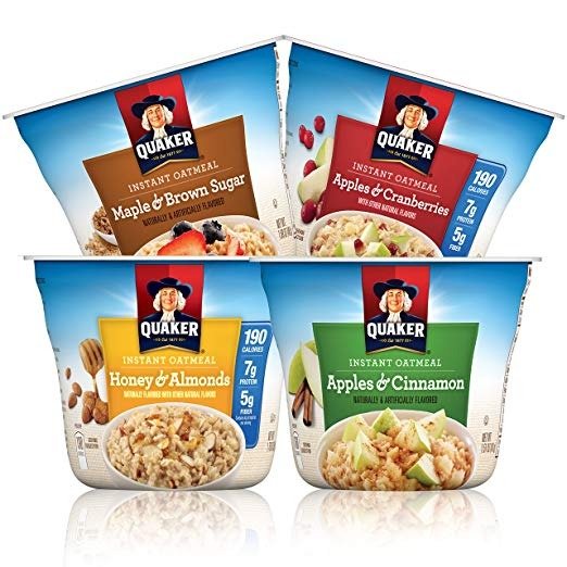 Instant Oatmeal Express Cups, Variety Pack, Breakfast Cereal (12 Count)