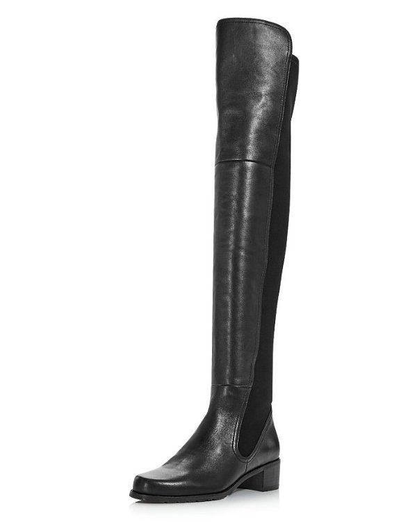 Women's Lynelle Leather & Neoprene Over-the-Knee Boots
