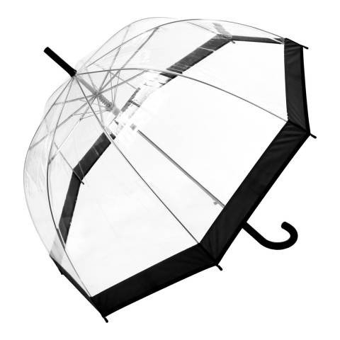 黑白透明雨伞