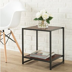 Zinus Modern Studio Collection 15 Inch Square Side Table, End Table, Coffee Table