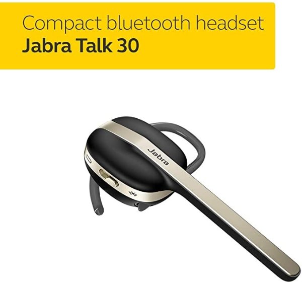 Talk 30 Bluetooth Headset for High Definition Hands-Free Calls in a Stylish Design and Streaming Multimedia