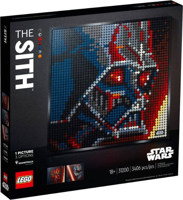 Star Wars™ The Sith™ 31200 | LEGO® Art | Buy online at the Official LEGO® Shop US