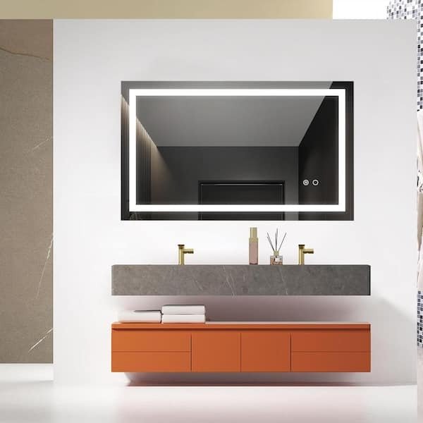 40" x 24" 浴室墙面镜 带LED灯