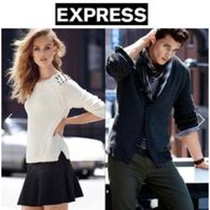 Express 全场男、女服饰促销