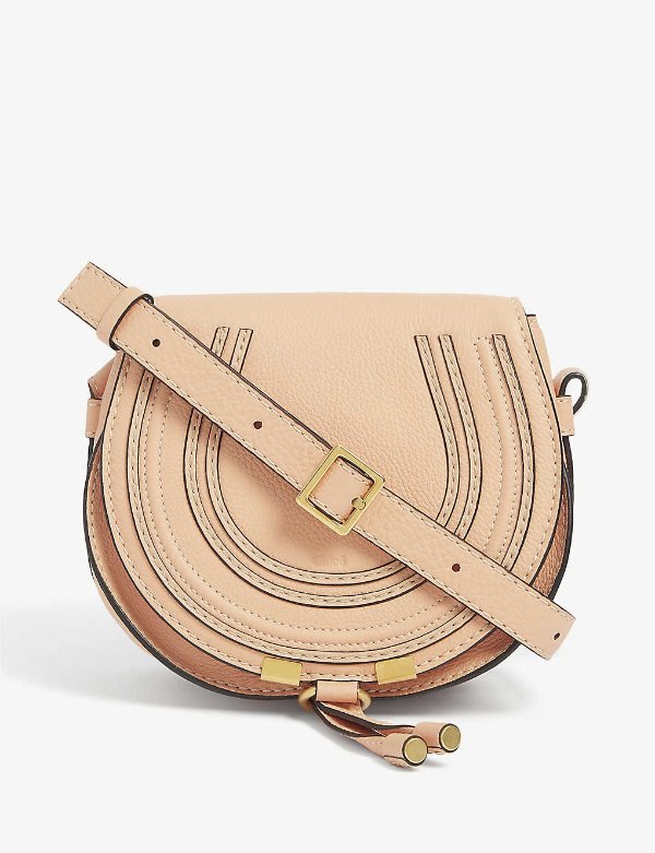 Marcie small leather cross-body bag