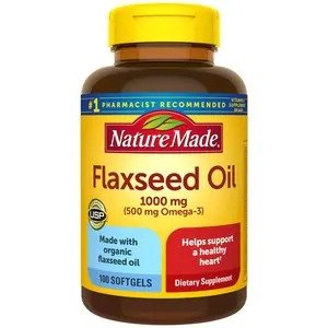 Flaxseed Oil Softgels 1000 mg