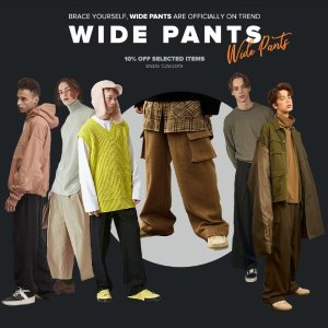 Wide Pants Trend For Men @W Concept