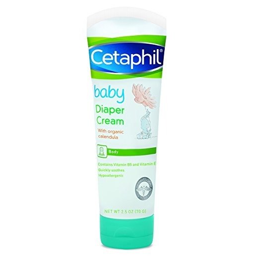 Baby Diaper Cream with Organic Calendula, Vitamin B5 and E , 2.5 Ounce