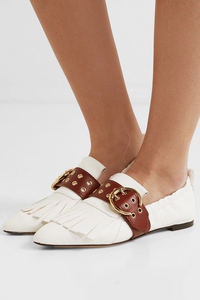 Roy fringed leather loafers