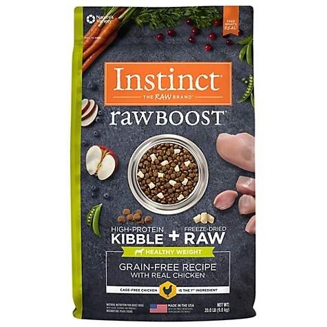 Raw Boost Healthy Weight Grain Free Recipe with Real Chicken Natural Dry Dog Food by Nature's Variety
