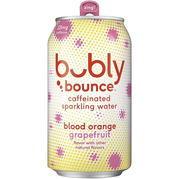 Bubly 新口味上线 血橙葡萄柚果味气泡水 12oz 18罐