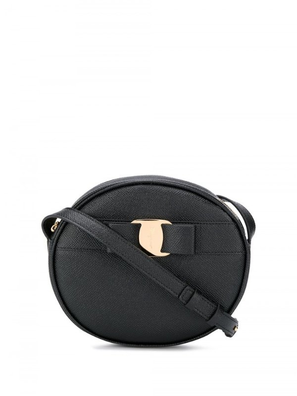 Vara Round Leather Mini Bag