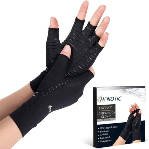HENOTIC Copper Arthritis Gloves for Women Men