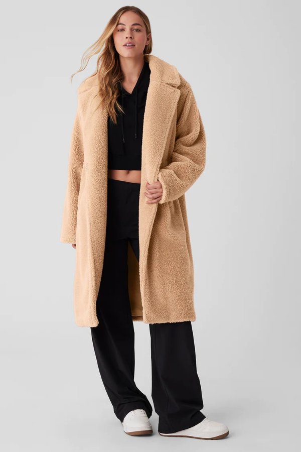 Oversized Sherpa Trench