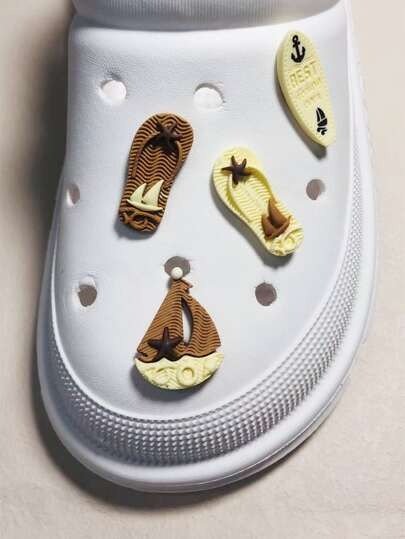4pcs Shoes & Boat Shape Shoes Decoration