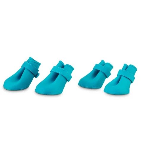 Blue Silicone Dog Boots, X-Small | Petco