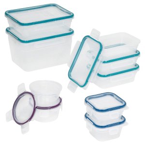 Snapware Total Solution Plastic Food Storage Container Set (18-Piece)