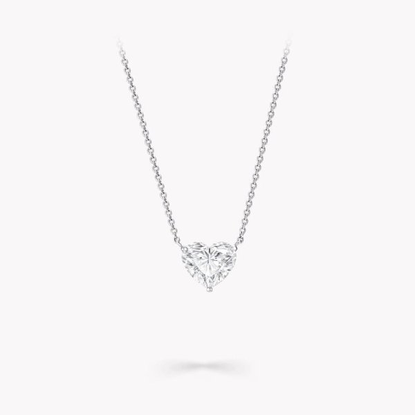 0.50 Carat Heart Shaped Lab Diamond PendantSKU: PLH01174LD4W-050$1,375.00