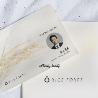 Rice Force众测--来自日本的米萃护肤体验