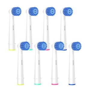 8 Pack Sensitive Gum Care Replacement Brush Heads
