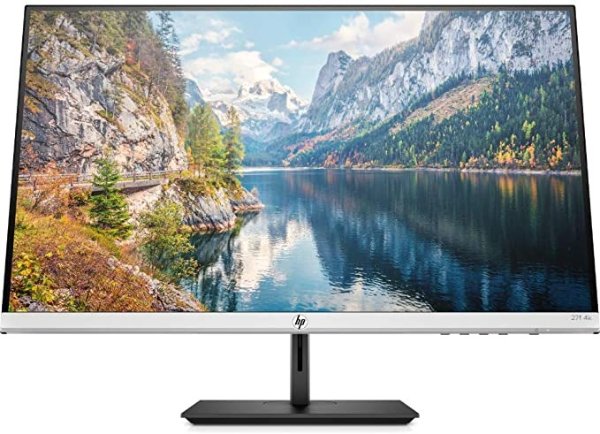 27-inch Monitor with Height Adjust (27f 4K, Natural Silver and Black)