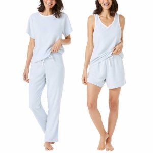 Lucky Brand Ladies' 4-piece Terry Pajama Set