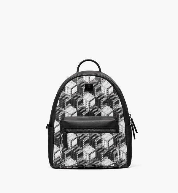 MCM Stark monogram-print mini leather backpack