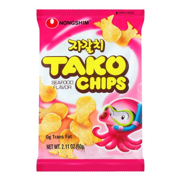 NONGSHIM Octopus Flavored Tako Chips 60g