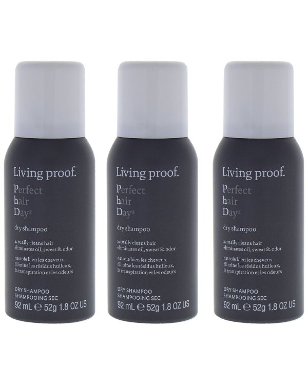 1.8oz Perfect Hair Day (PhD) Dry Shampoo Pack of 3