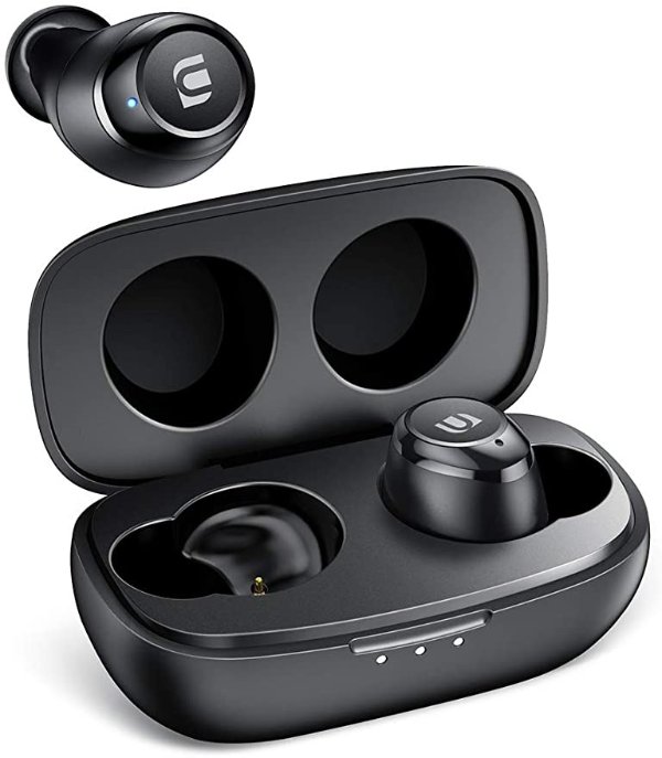 HiTune Wireless Earbuds, Bluetooth Earbuds with Microphone HiFi Stereo In-Ear Headphones, cVc 8.0 Noise Cancelling, Touch Control, 27h Playtime, USB-C Quick Charge, Waterproof, aptX TWS, Sports