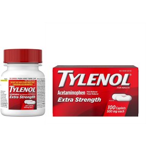 Tylenol 强效退烧止痛药 500mg 100粒