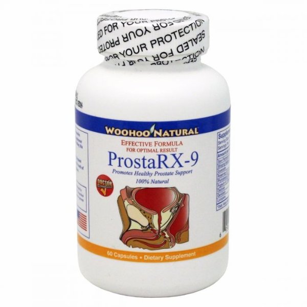 WooHoo Natural Prosta RX-9 - Prostate Health Formula - 60 Capsules