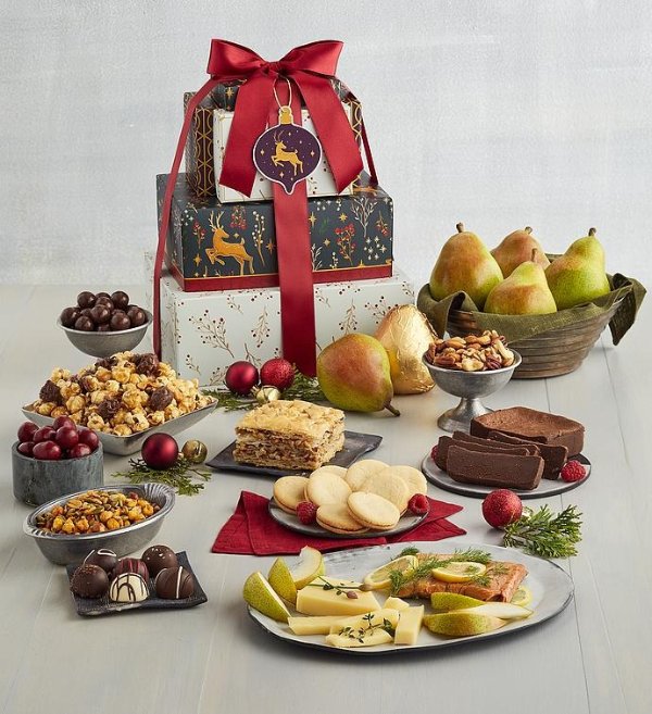 Tower of Treats Grand Holiday Gift