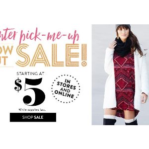 Charlotte Russe Winter Blow Out Sale