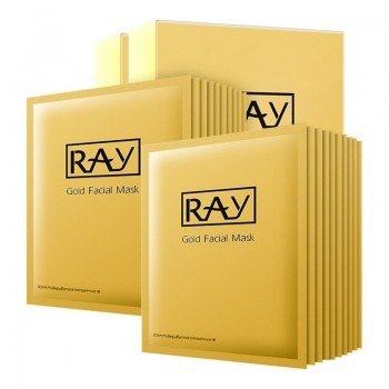 Ray Gold Facial Masks (10pc) (Pack of 2)