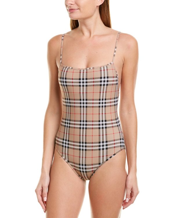 Vintage Check One-Piece
