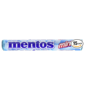 Mentos Mint Candy, 1.32-Ounce Rolls (Pack of 15)
