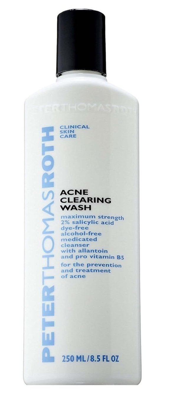 | Acne Clearing Wash | Maximum-Strength Salicylic Acid Face Wash, Clears Up and Helps Prevent Breakouts, 8.5 Fl Oz