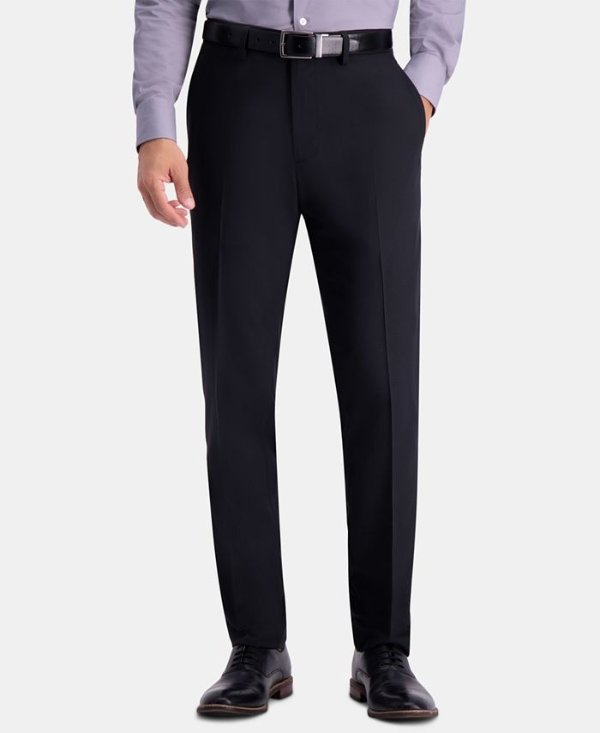 Men's Active Series Herringbone Slim-Fit Suit Separate Pants