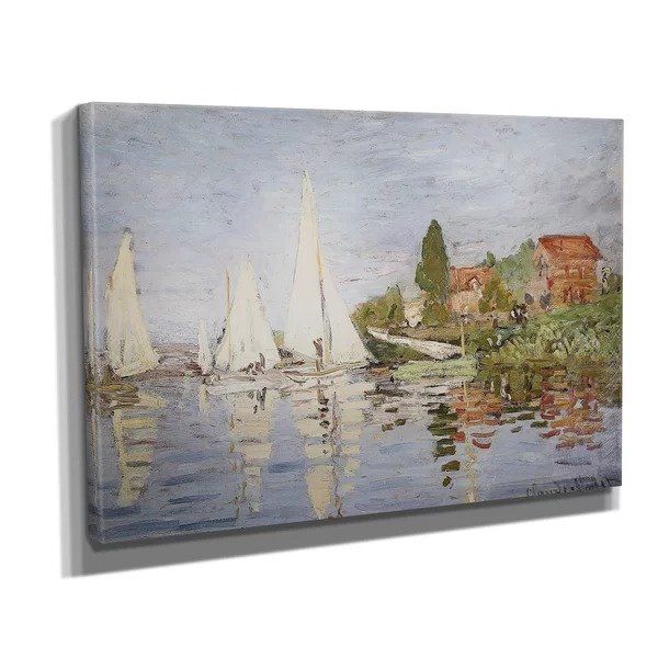 'Chapelton at Argenteuil' by Claude Monet Painting Print on Wrapped Canvas'Chapelton at Argenteuil' by Claude Monet Painting Print on Wrapped CanvasRatings & ReviewsCustomer PhotosMore to Explore