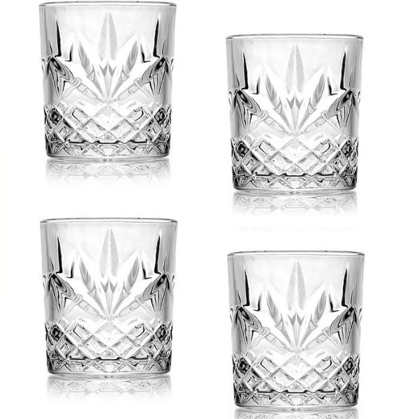 Shannon Double Old-Fashioned Glasses, Set of 4
